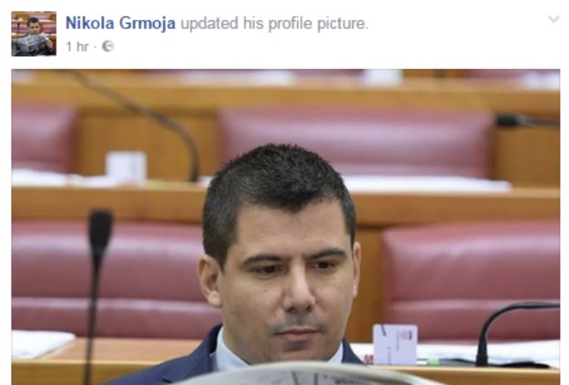 FOTO Grmoja promijenio profilnu sliku na Fejsu kao poruku jednom mediju: "Provociram ih, neću stati"