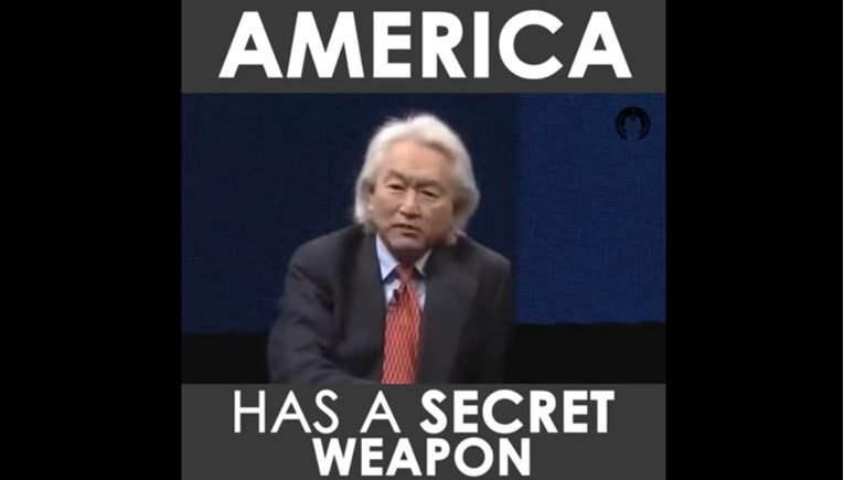 VIDEO OSVAJA INTERNET Slavni fizičar: SAD ima tajno oružje, bez njega bi ekonomija propala