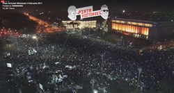 SNIMKA IZ BUKUREŠTA Pogledajte kako stotine tisuća Rumunja slavi pobjedu nad korupcijom