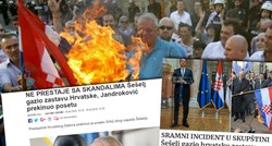 Srpski mediji osuđuju Šešelja: "Sramotno, opet je izazvao skandal"