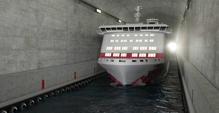 FOTO, VIDEO Norveška gradi prvi u svijetu tunel za brodove