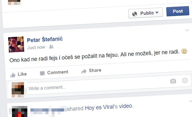 Tisuće korisnika iz Hrvatske danas ne mogu pristupiti Facebooku