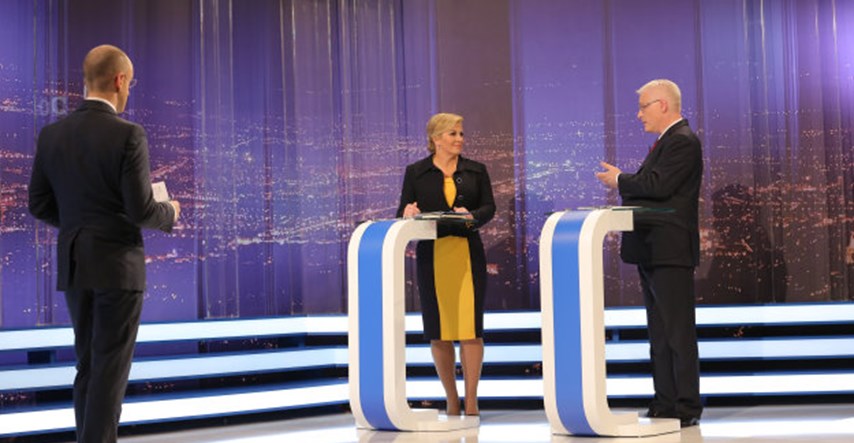 Bago pobjednik sučeljavanja, Kolinda i Josipović sve bolje glume