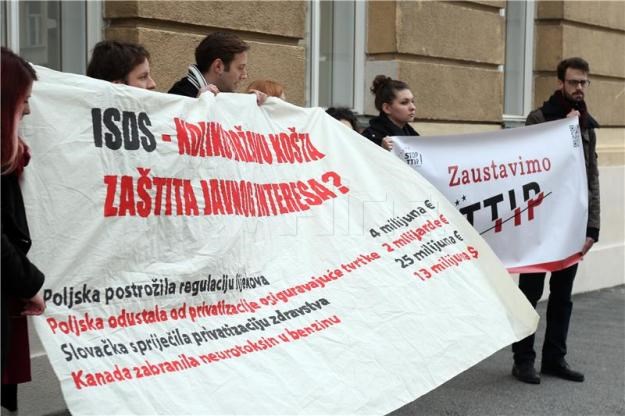 Prosvjed protiv TTIP-a: "Koliko košta zaštita javnog interesa"