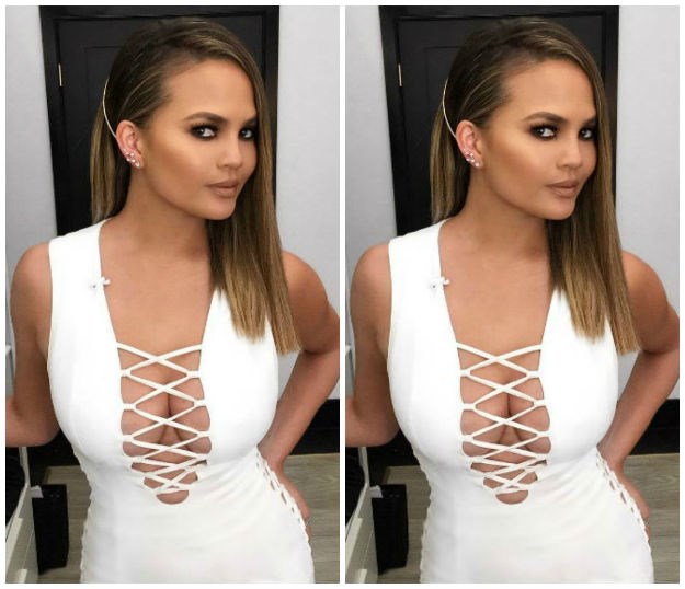 Prezgodna mama: Chrissy Teigen vratila se na posao u sexy, bijelom izdanju