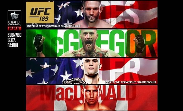 UFC 189: McGregor i Mendes za privremenog, Lawler i MacDonald za "pravog" šampiona