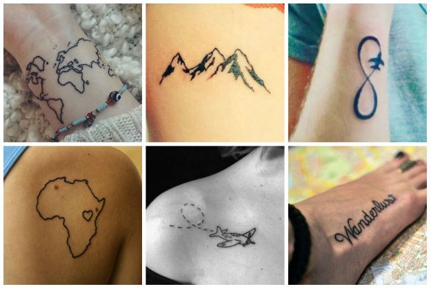 Preslatke tetovaže za sve ljubitelje putovanja