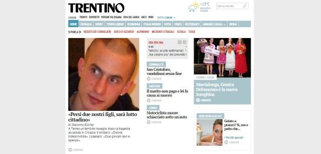 Talijanski mediji o nesreći kod Jadranova: Cijeli Terres tuguje zbog smrti Danielea i Albana