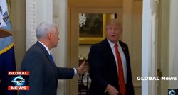VIDEO Trump išetao s ceremonije potpisivanja izvršnih naredbi - bez potpisivanja