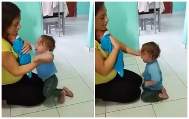 Malena napala mamu čim je ugledala bebu u njenom naručju
