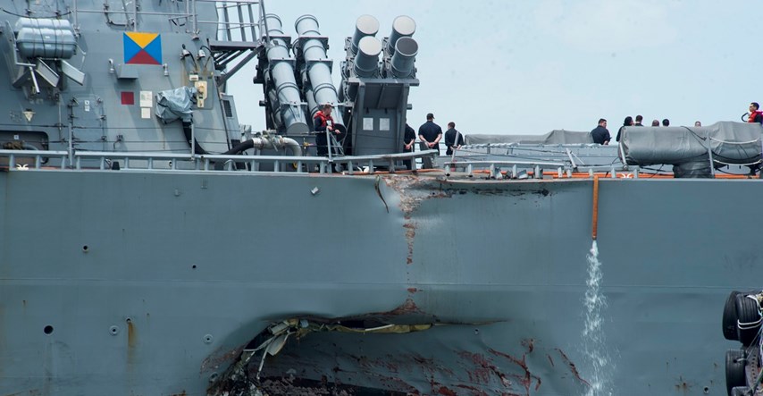 Drugi sudar američkog razarača u dva mjeseca: Pronađena tijela desetorice mornara