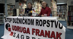 Udruga Franak blokirala poslovnice RBA i Hypo-Alpe-Adria-Bank, traže ukidanje rada Hypa