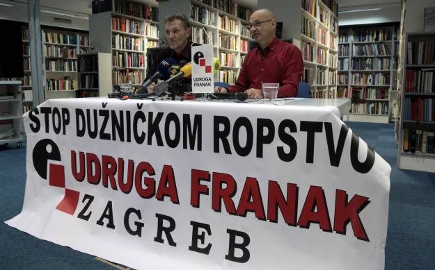 Udruga Franak: "Ne dižite kredite u Zabi, PBZ-u i Splitskoj banci jer ponovno nude nezakonite ugovore"
