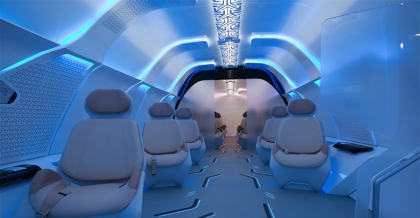 VIDEO BMW i Virgin objavili kako će izgledati unutrašnjost Hyperloopa, jurit će brže od 1000 km/h