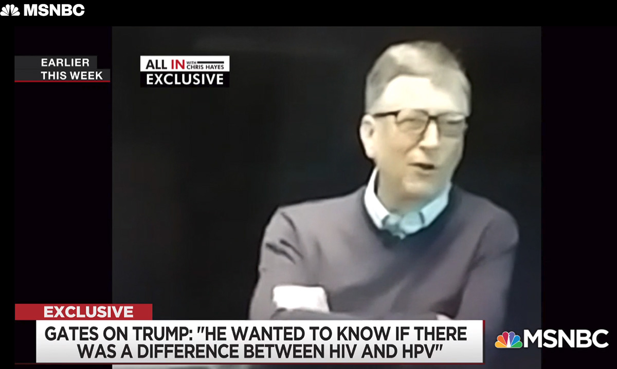 VIDEO Bill Gates: Trump me tražio da mu objasnim razliku između HIV-a i HPV-a