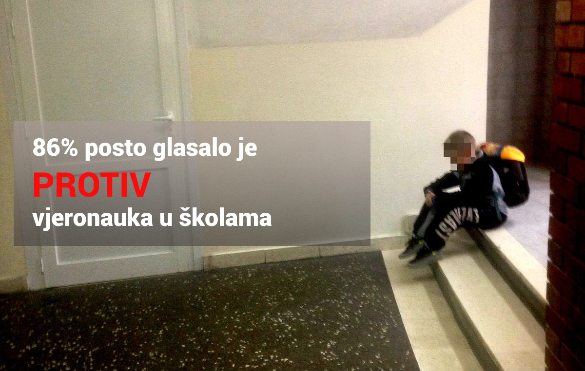 Više od 44 tisuće posjetitelja odgovorilo na pitanje "Treba li vjeronauk biti u javnim školama?"