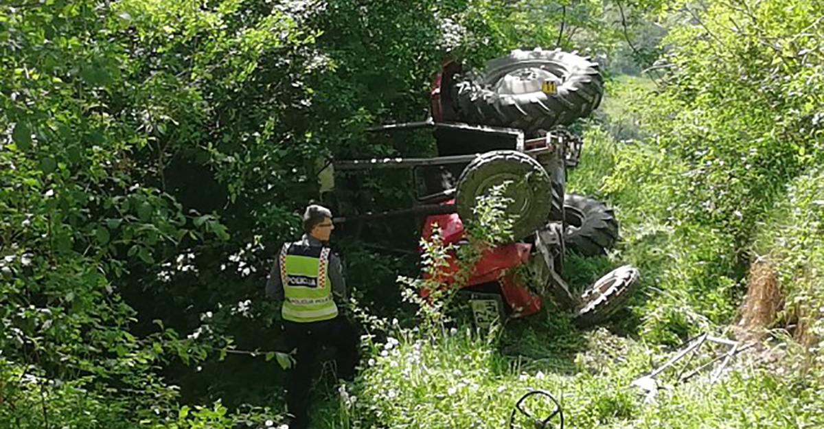 38-godišnjak se prevrnuo s traktorom, teže je ozlijeđen