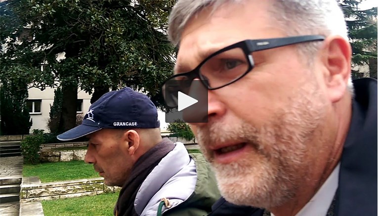 VIDEO Splitska policija privela Cesareovog oca