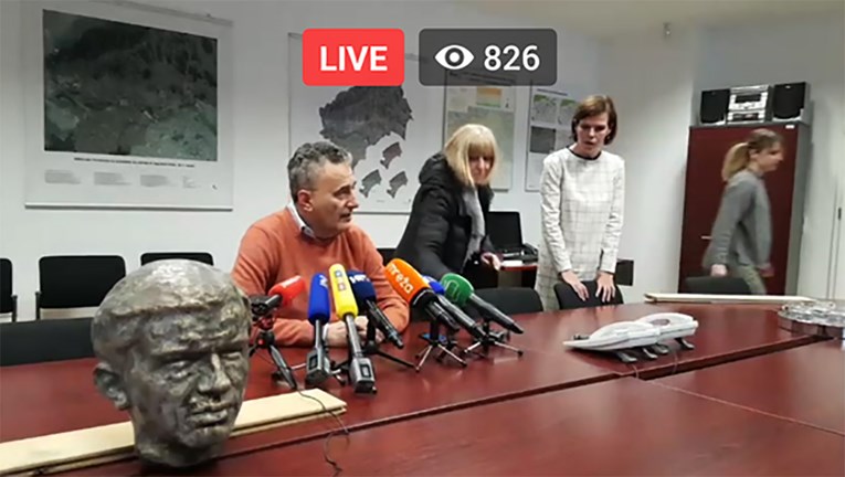 VIDEO Zagrebački Ured za hitne situacije sazvao konferenciju zbog glave Ive Lole Ribara