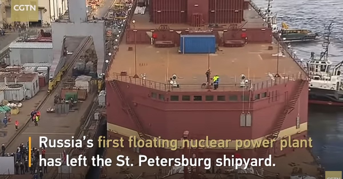 VIDEO Rusija u more porinula plutajuću nuklearnu elektranu