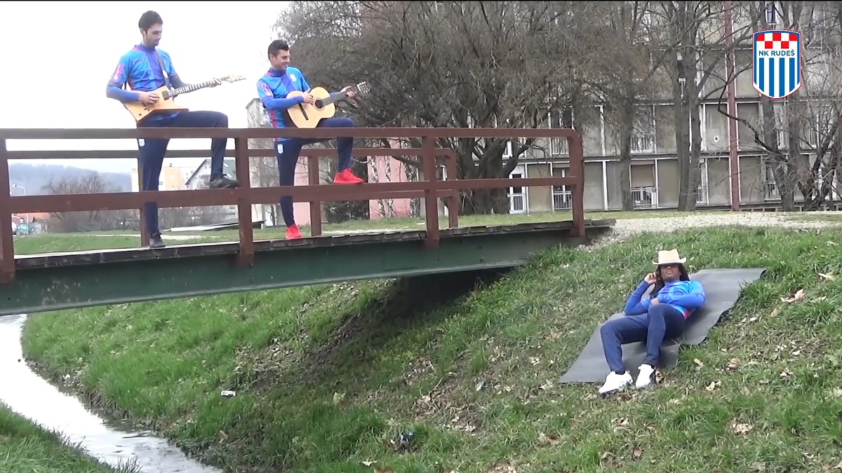 "KRIVO JE MORE" Rudeš se ovako šali pred dvoboj s Bilima