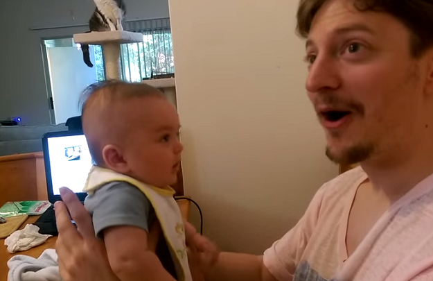 Tromjesečna beba tati izjavila ljubav