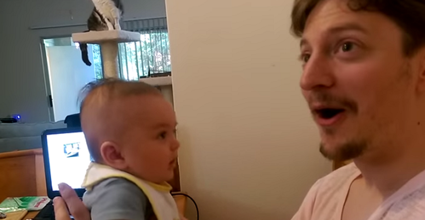 Tromjesečna beba tati izjavila ljubav