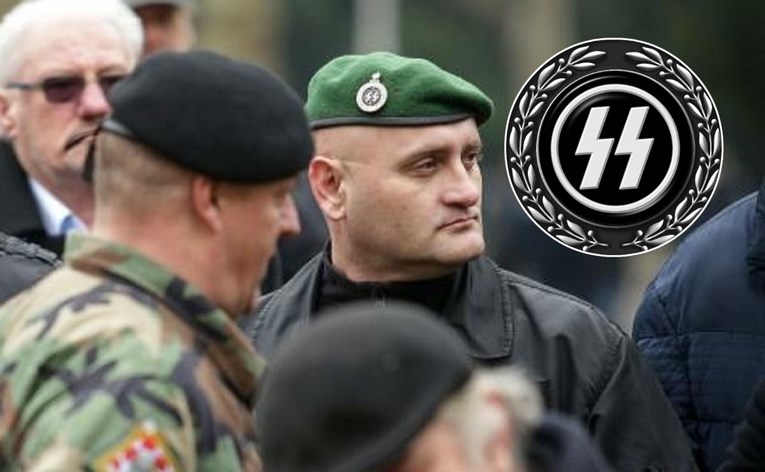 FOTO Obožavatelji vojnog roka nosili oznake s natpisom SS