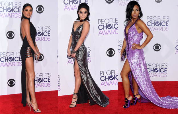 Noć lijepih nogu:  Za dodjelu nagrada "People´s Choice Awards" mlade glumice odabrale haljine s opasno visokim prorezima