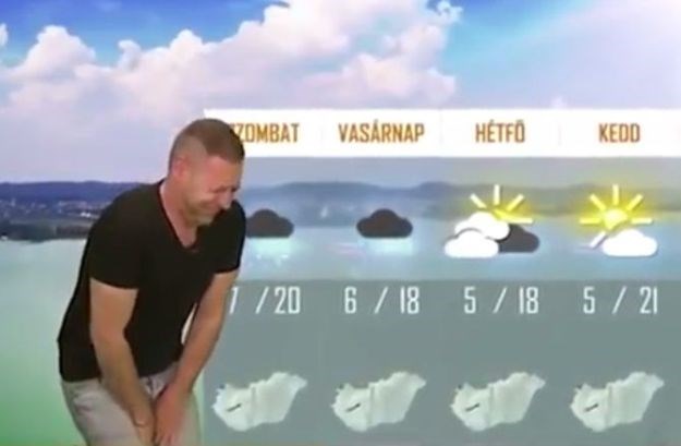 VIDEO A trebao je osvježiti program: TV prognostičara "uhvatili vjetrovi" usred live emisije