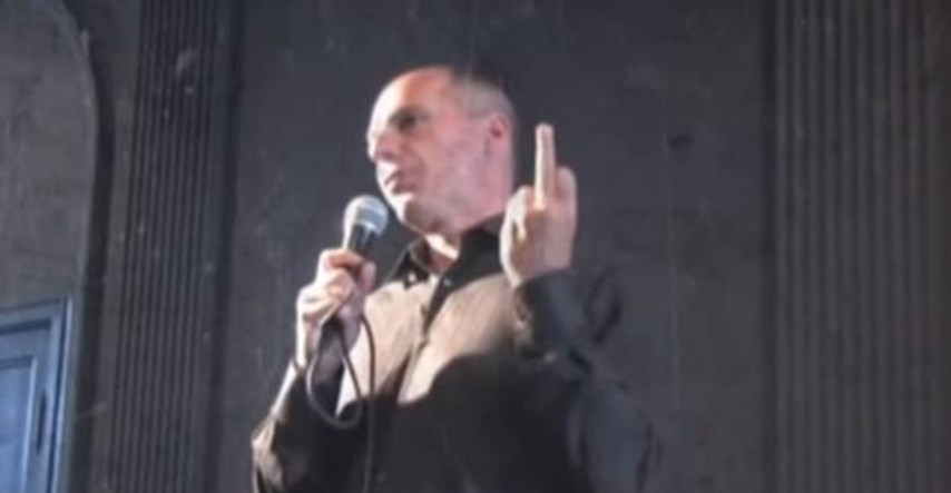 Varoufakis prozvan lašcem zbog srednjeg prsta kojeg je Nijemcima pokazao u Zagrebu