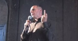 Varoufakis prozvan lašcem zbog srednjeg prsta kojeg je Nijemcima pokazao u Zagrebu
