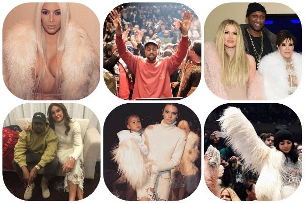 Kardashiani se razuzdali na Kanyeovoj reviji: Kim je opet plava, Caitlyn nosi njegove kreacije, a Lamar je opet u igri