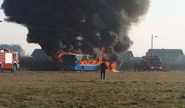 Izgorio ZET-ov autobus kraj Velike Gorice