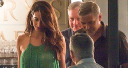 Amal Clooney ponovno zasjenila supruga u prozirnoj, zelenoj haljini