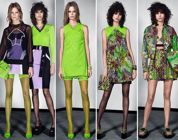 Nadamo se da neće postati trend: Zelene najlonke zvijezde su nove kolekcije branda Versace