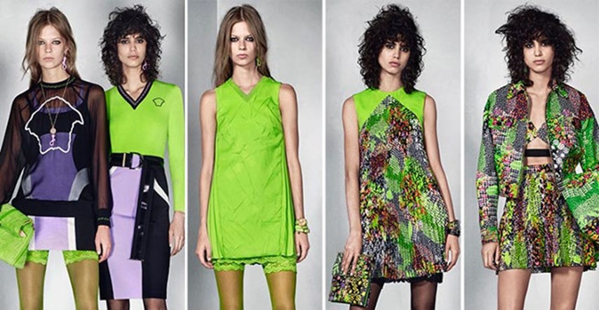 Nadamo se da neće postati trend: Zelene najlonke zvijezde su nove kolekcije branda Versace