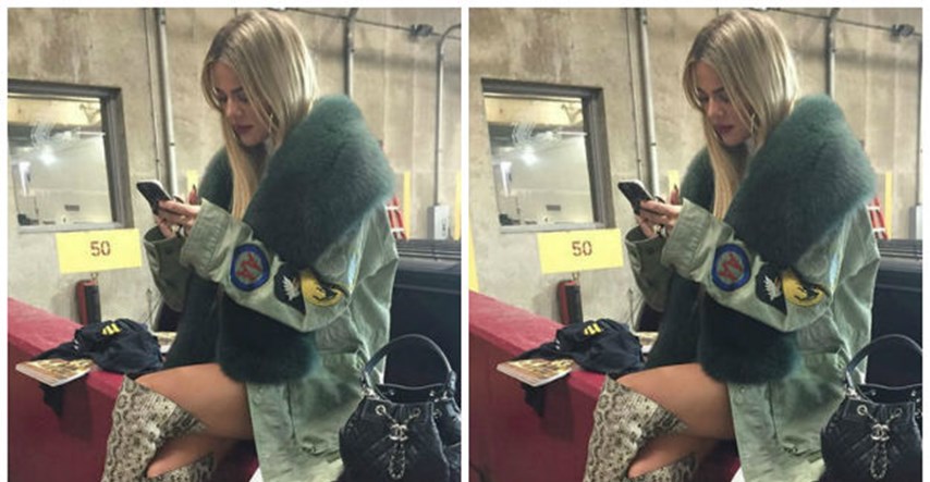 Khloe Kardashian mušku military jaknicu ukrasila zanimljivim detaljem