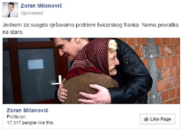 Milanovićevo prenemaganje sve ljigavije: Na Fejsu srdačno grli staricu