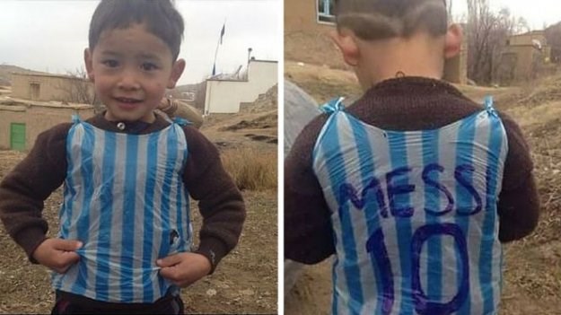 Dječak čija je fotografija u "dresu" dirnula svijet upoznat će Messija