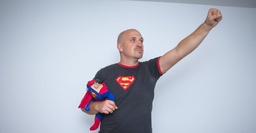 Sina nazvao po njemu, a na svadbi nosio plašt: Ovo je najveći fan Supermana u Hrvatskoj