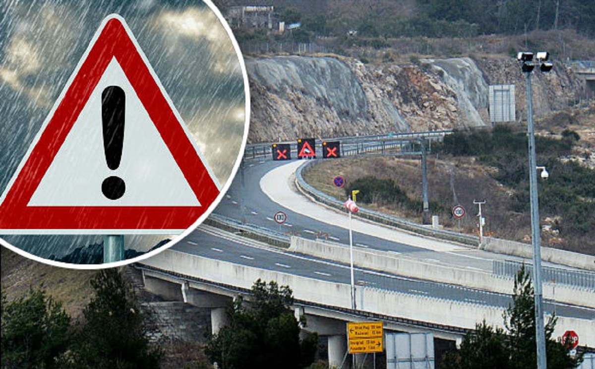 HAK UPOZORAVA Budite oprezni ako vozite na A3, na obali probleme stvara jaka bura