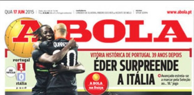 Svjetske naslovnice: Portugal nije obradovao samo Hrvate - prvi trijumf nad Talijanima nakon 39 godina