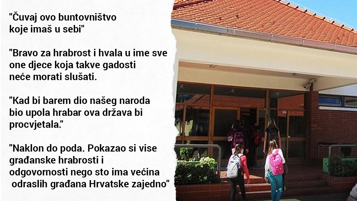 Dijete Hrabrost dobilo je stotine poruka: "Kad se pojave superjunaci među učenicima, znam da ima nade"