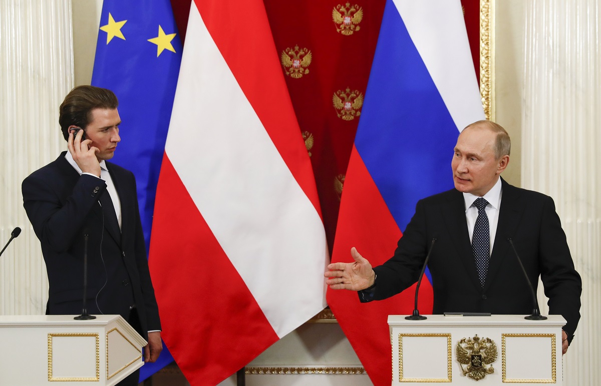 Putin kaže da je trgovina Rusije i Austrije lani povećana za 40 posto