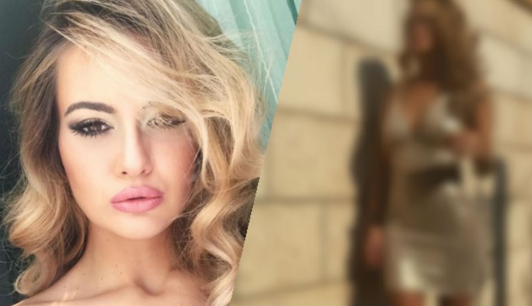 FOTO Predivna cura hrvatskog Piquea ostavlja bez daha u zlatnoj dekoltiranoj haljinici