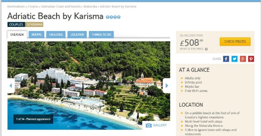 Britanski turistički online servis na udaru zbog "hotela u Hrvatskoj koji još nije sagrađen"