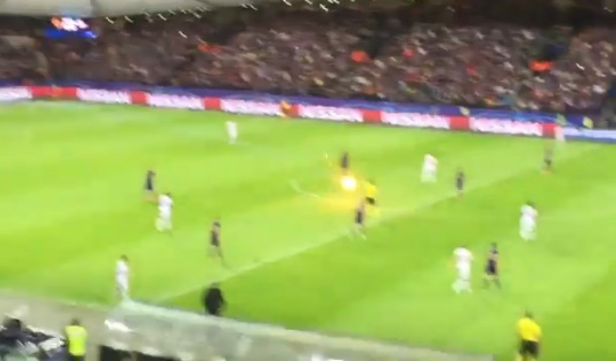 DIVLJANJE NA STADIONU U Mariboru sudac umalo pogođen raketom