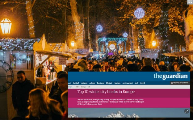 Guardian: Ove zime morate ići u Zagreb, Sarajevo i Ljubljanu