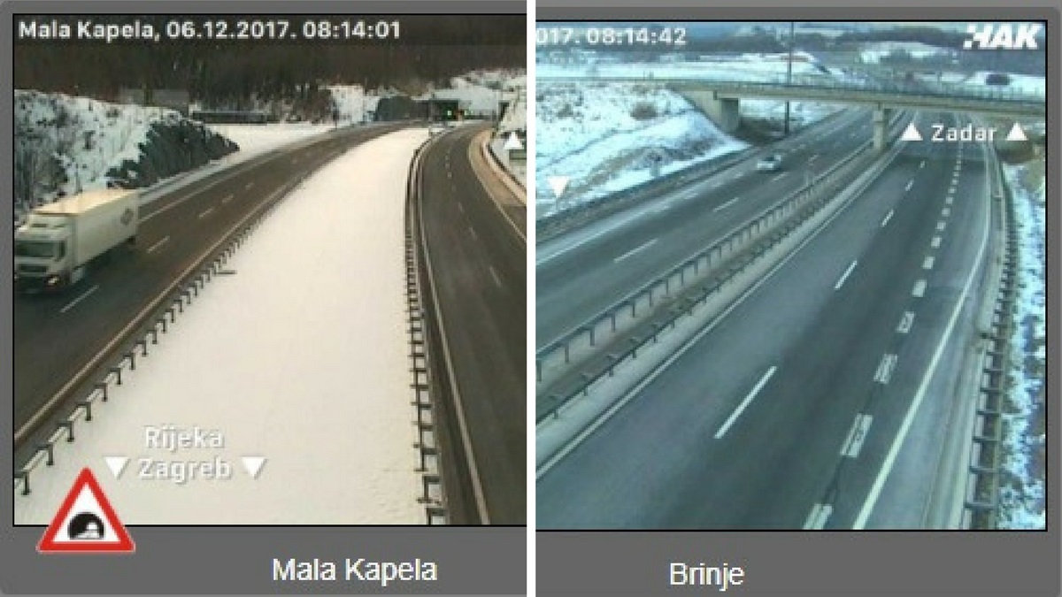 HAK upozorava: Ceste po Hrvatskoj mokre i skliske